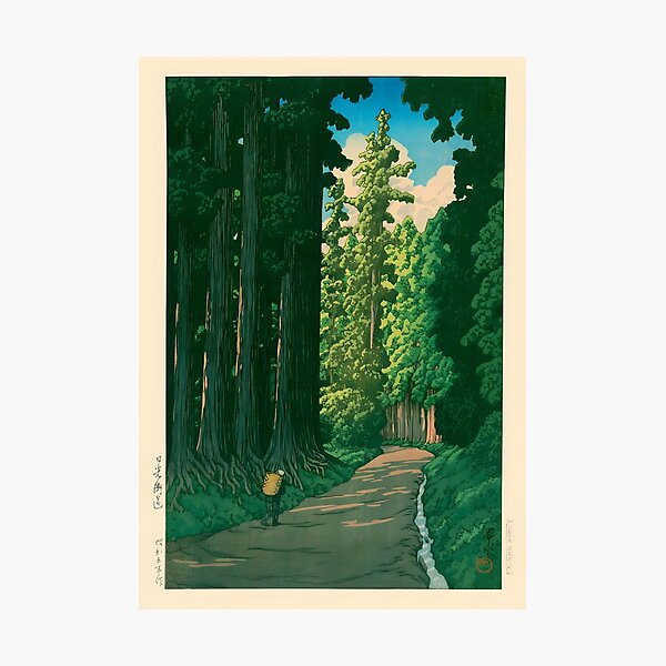 Artikel-Vorschau von Ukiyo und Road to Nikko von Kawase Hasui, designt und verkauft von outdoorway.