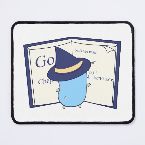 Item preview, The Go Gopher: Witch Learning Go designed and sold by hellkni9ht.