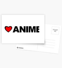 Love Anime Postcards