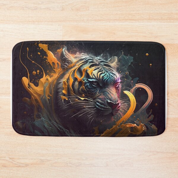 Item preview, Colourful Abstract Tiger Art  designed and sold by PeteRascal.