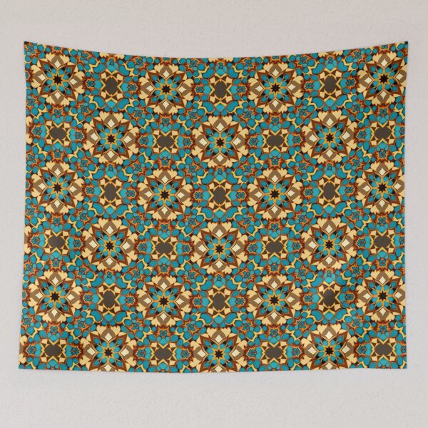 Item preview, Khayamiya - Royal Blue -Ramadan Khayamiya Pattern designed and sold by bestsalernow.