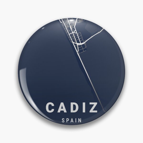Artikelvorschau, Blaupause Stadtplan von Cadiz, Spanien entworfen und verkauft von More than Myriad.