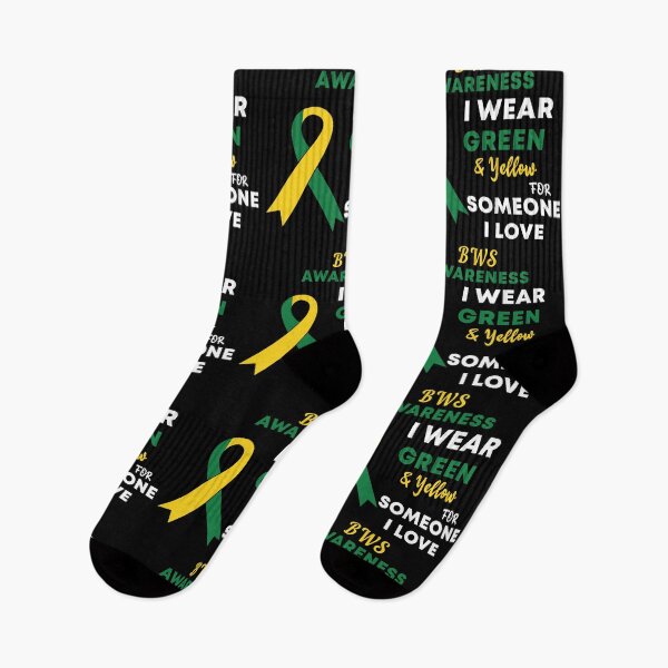 Item preview, I Wear Green & Yellow For Someone I Love BWS Awareness designed and sold by Color-Sparkle.