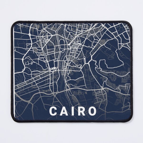 Item preview, Cityscape Blueprint City Map of Cairo Egypt designed and sold by More than Myriad.