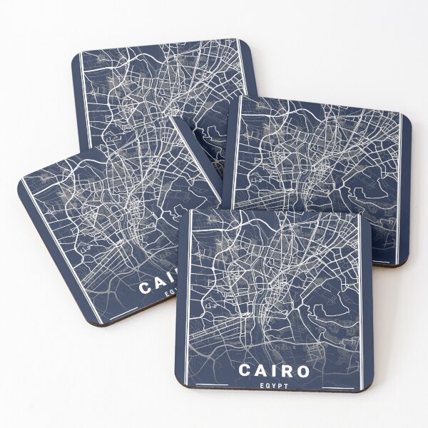 Item preview, Cityscape Blueprint City Map of Cairo Egypt designed and sold by More than Myriad.