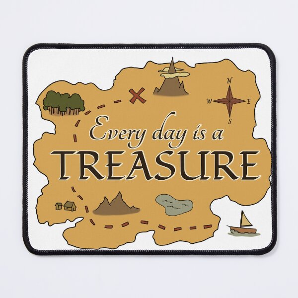 Item preview, Every day is a treasure - treasure map designed and sold by Peder Olai Langegard.