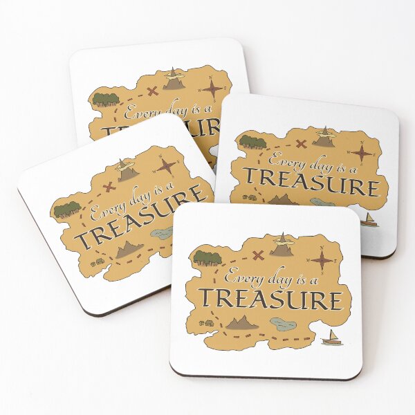Item preview, Every day is a treasure - treasure map designed and sold by Peder Olai Langegard.