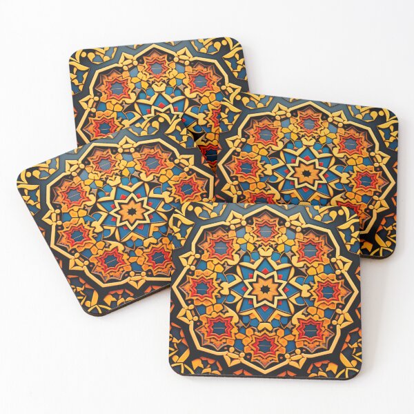 Item preview, Khayamiya - Royal Blue -Ramadan Khayamiya Pattern designed and sold by bestsalernow.