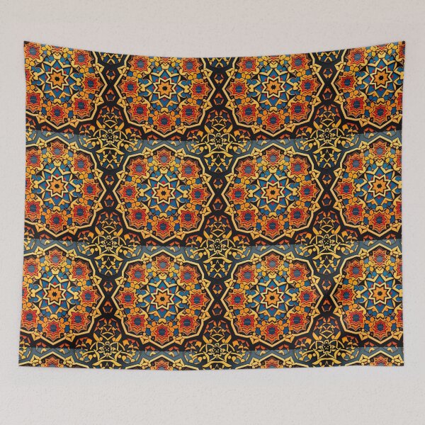 Item preview, Khayamiya - Royal Blue -Ramadan Khayamiya Pattern designed and sold by bestsalernow.