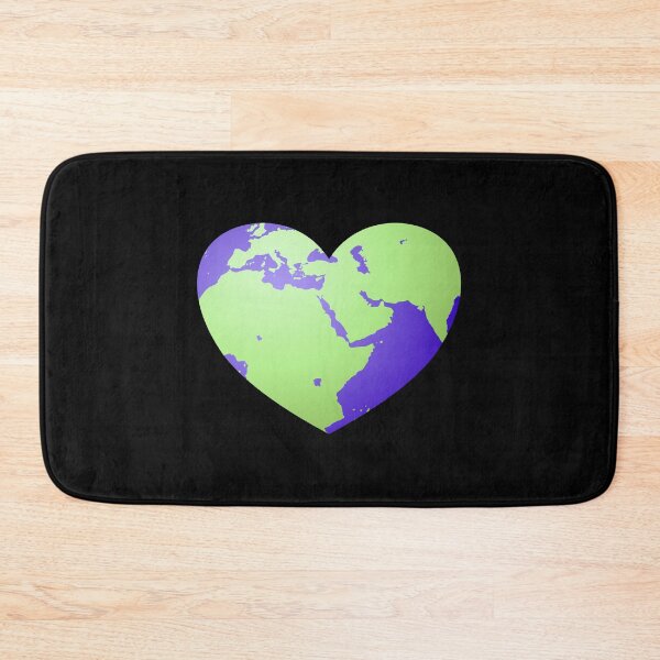 Item preview, Heart Shaped Earth - Earth Day designed and sold by Inspirationmotivation.