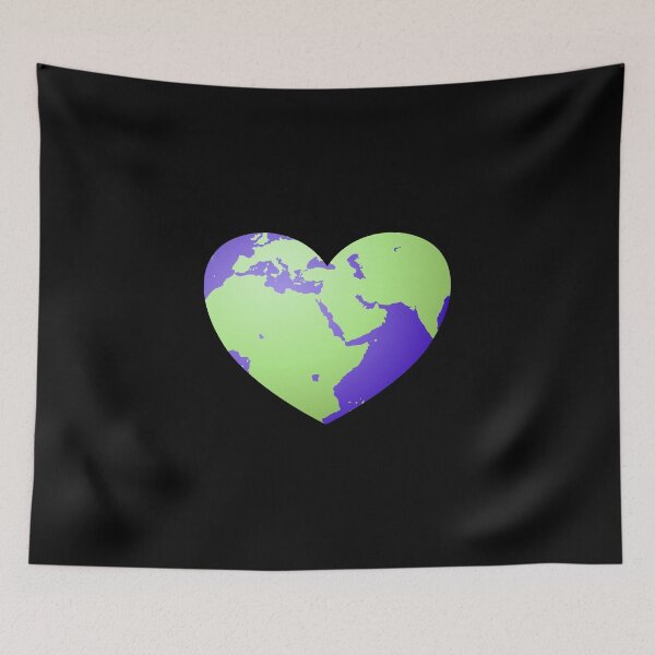Item preview, Heart Shaped Earth - Earth Day designed and sold by Inspirationmotivation.