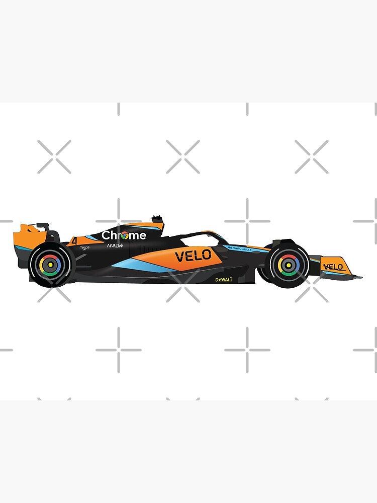 F1 Team 2023 car MCL60 Lando Norris Oscar Piastri McLaren F1 Art Board  Print for Sale by FormulaGTee1