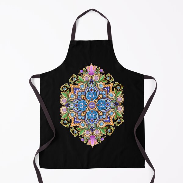 Item preview, mandala with small flowers, lilies of the valley designed and sold by Hennagirl.