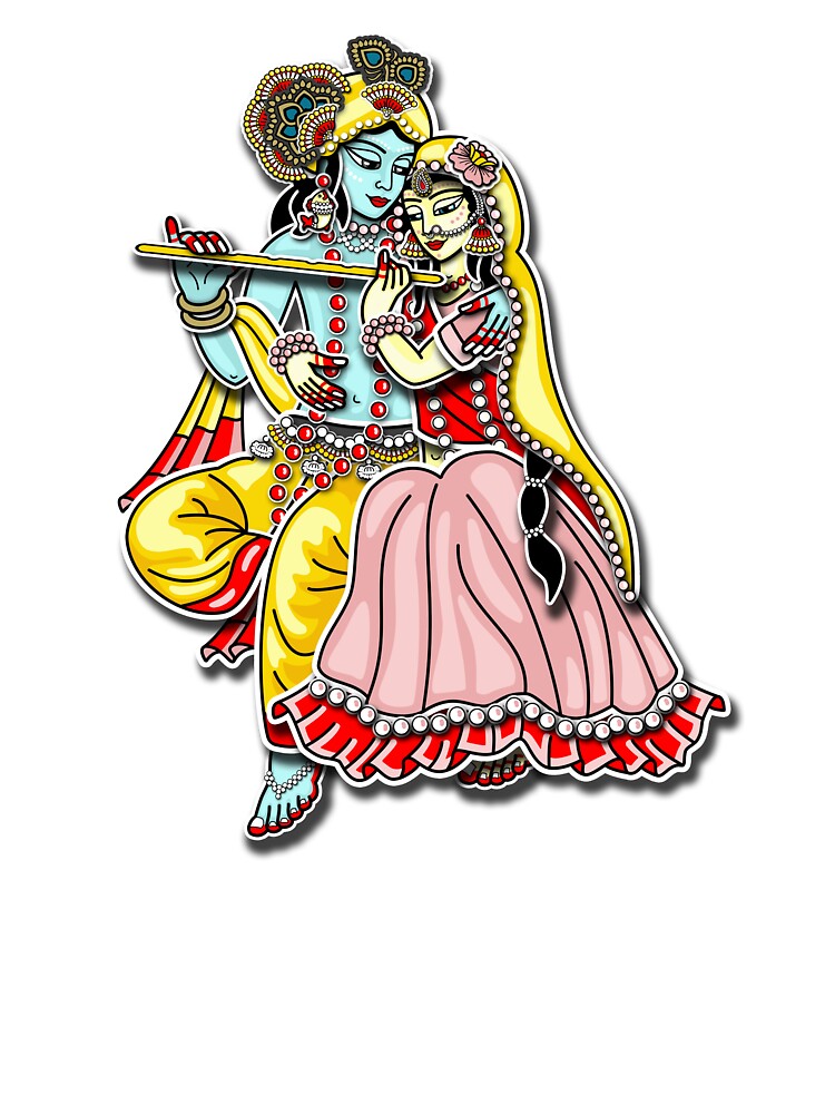 Lord Krishna and Goddess Radha Plush Dolls – Little Canvas