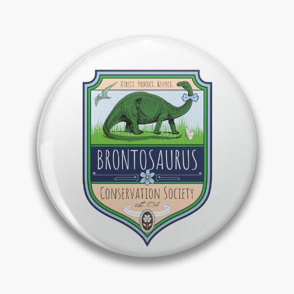 Item preview, Bronotosaurus Preservation Society designed and sold by DiatomDesigns.
