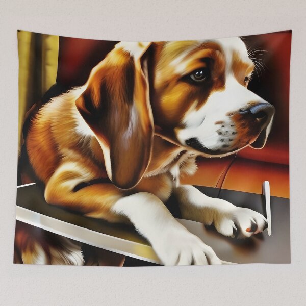 Item preview, Doggy on the table designed and sold by Steeshirts.