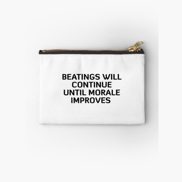 Item preview, beatings will continue until morale improves designed and sold by CamMuscle.