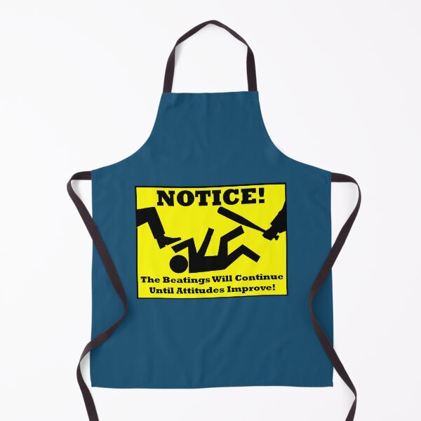 Item preview, notice-the beatings will continue until morale improves  designed and sold by CamMuscle.