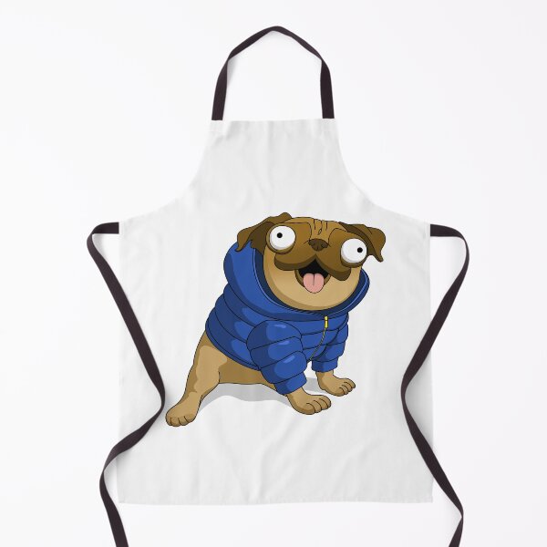 Item preview, Rufus the Puffer Pug designed and sold by 6040.studio.
