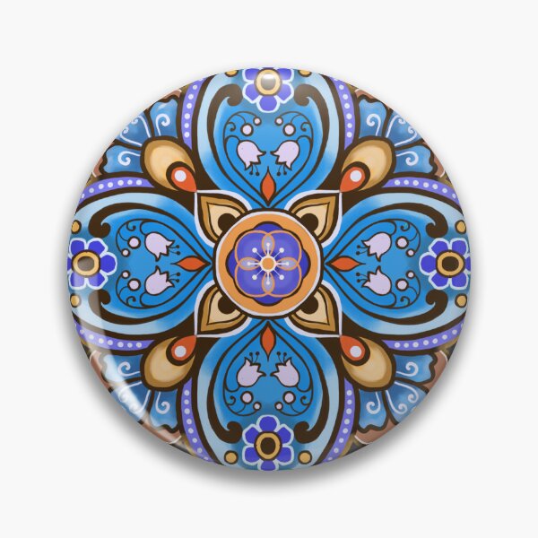 Item preview, mandala with small flowers, lilies of the valley designed and sold by Hennagirl.