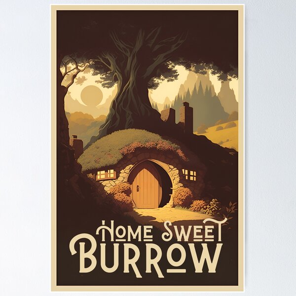 Item preview, Home Sweet Burrow - Round Doors - Halfling Hole IV - Fantasy Funny designed and sold by Fenay Designs.