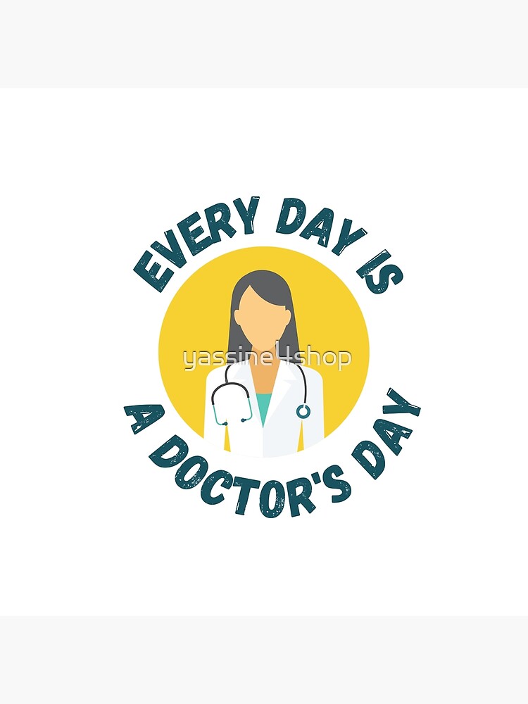 World Doctors day poster flat vector illustration Stock Vector | Adobe Stock