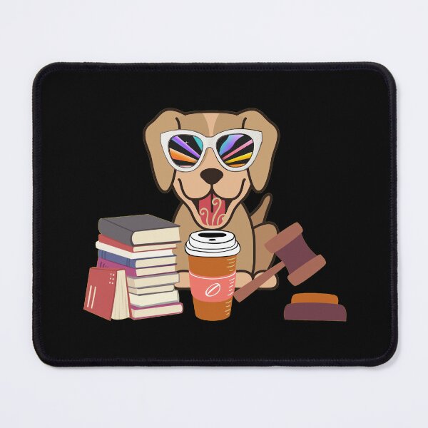 Item preview, Dog & Coffee & books & Social justice designed and sold by Paint84.