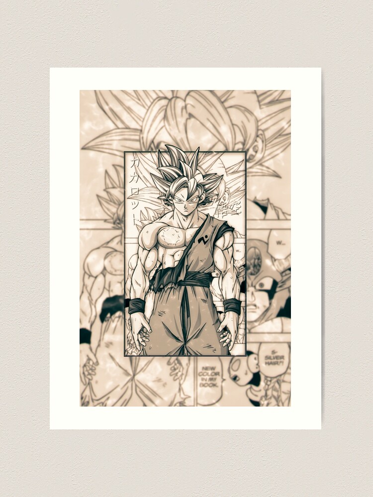 Dragon Ball Super Shonen Anime Mui Goku Manga Panel Art Sticker for Sale  by CataclasticArts ;)