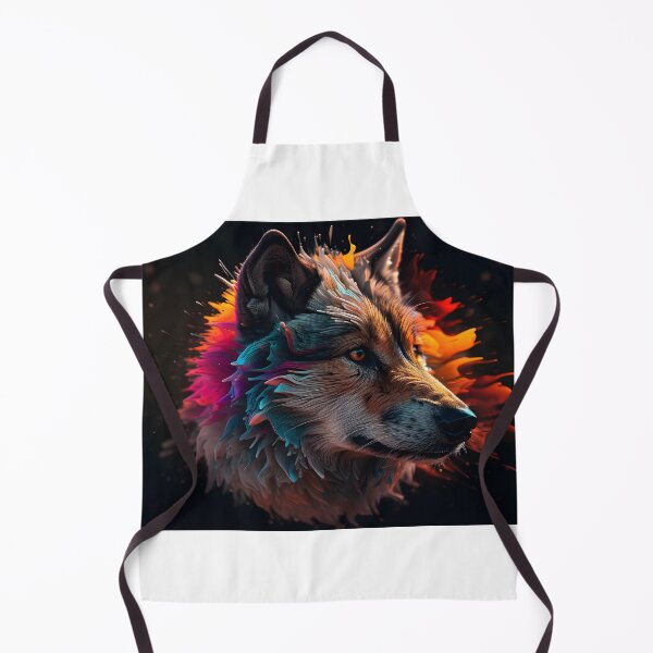 Item preview, Abstract Wolf Face Art  designed and sold by PeteRascal.