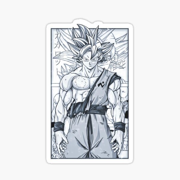 Goku Manga Panel | Sticker