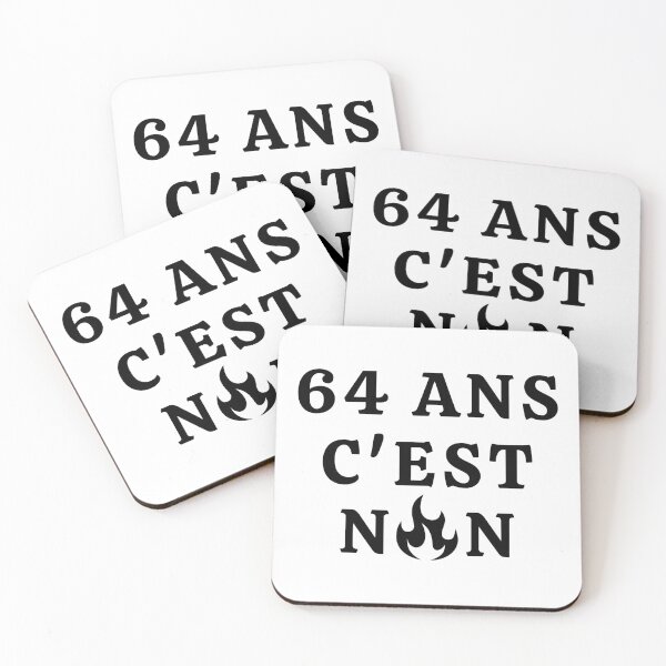 Artikelvorschau, 64 Ans Cest Non - Protestation Française 2023 entworfen und verkauft von ViewerEqualsPhoton.
