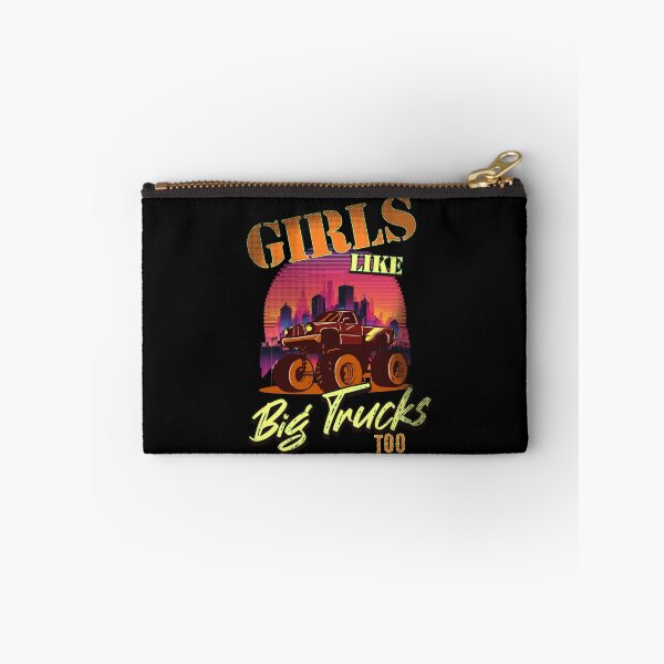 Item preview, Girls Like Big Trucks Too Monster Truck Loves 4x4 Racing Mud Truck Off Road Big Tires  designed and sold by CarantinedChaos.