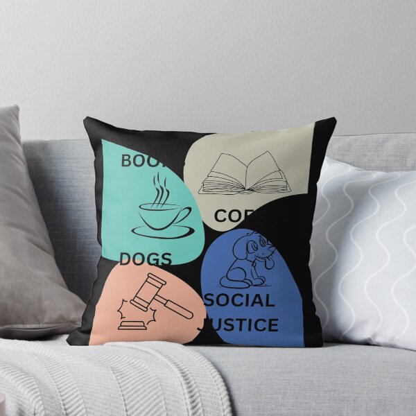 Item preview, Dog & Coffee & books & Social justice  designed and sold by Paint84.