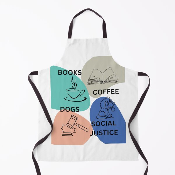 Item preview, Dog & Coffee & books & Social justice designed and sold by Paint84.