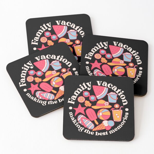 Aperçu de l'œuvre Vacances en famille faisant des meilleurs souvenirs des vacances d'été amusantes Design assorti créée et vendue par Yarafantasyart.