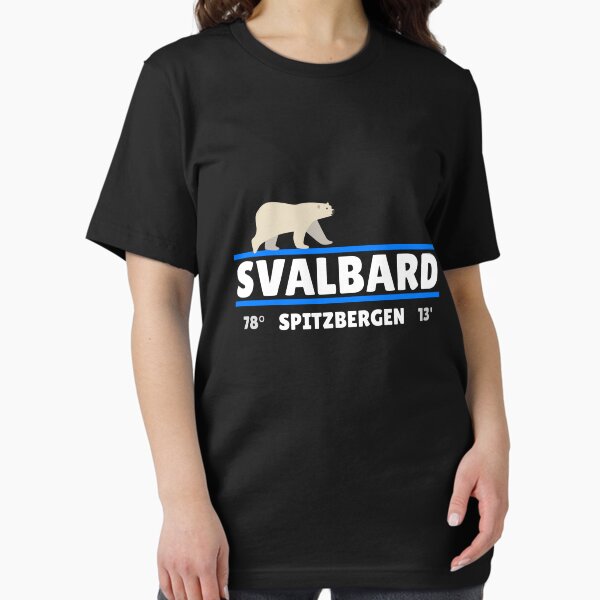 Item preview, Svalbard Spitsbergen Norway coordinates polar bear designed and sold by Christos tsekmes.