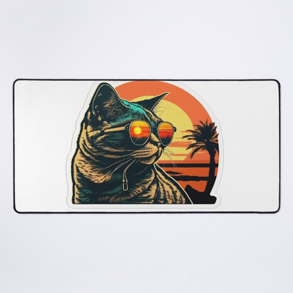 Item preview, Cat Looking at Sunset designed and sold by Your Favorite Store.