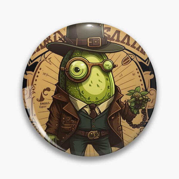 Item preview, Steampunk Avocado Design - Vintage Victorian Aesthetic Artwork designed and sold by starider.