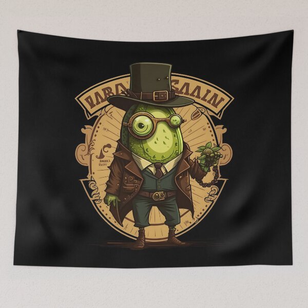 Item preview, Steampunk Avocado Design - Vintage Victorian Aesthetic Artwork designed and sold by starider.