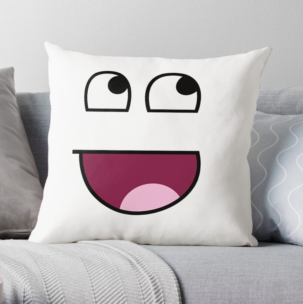 OOF Head Roblox Throw Pillow by Vacy Poligree - Pixels