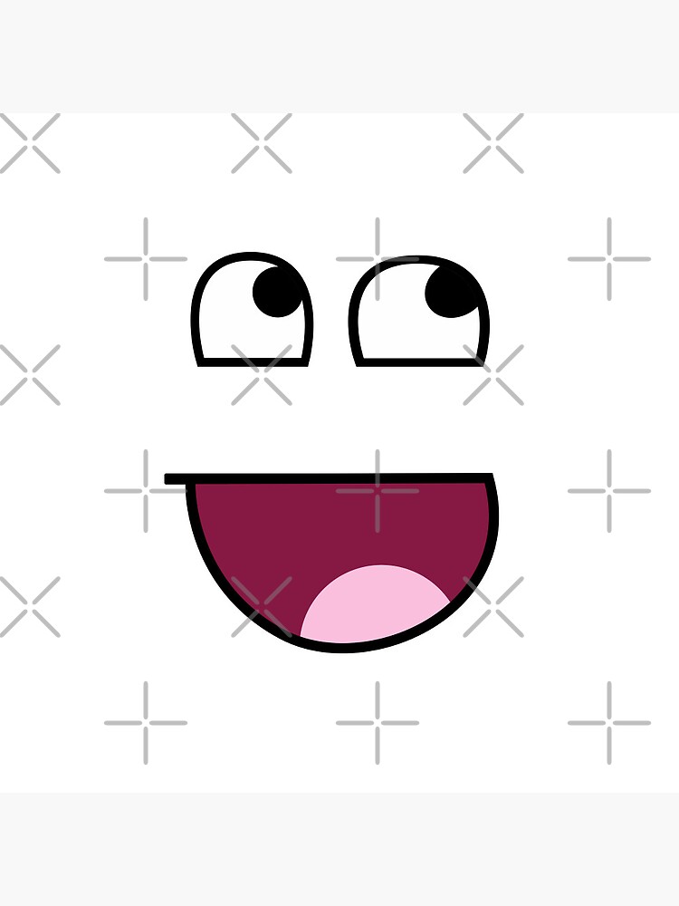 Roblox Face Smiley Avatar Funny | Art Print