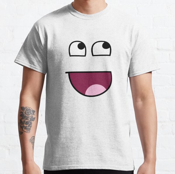 Roblox Face Smiley Avatar Funny Essential T-Shirt for Sale by