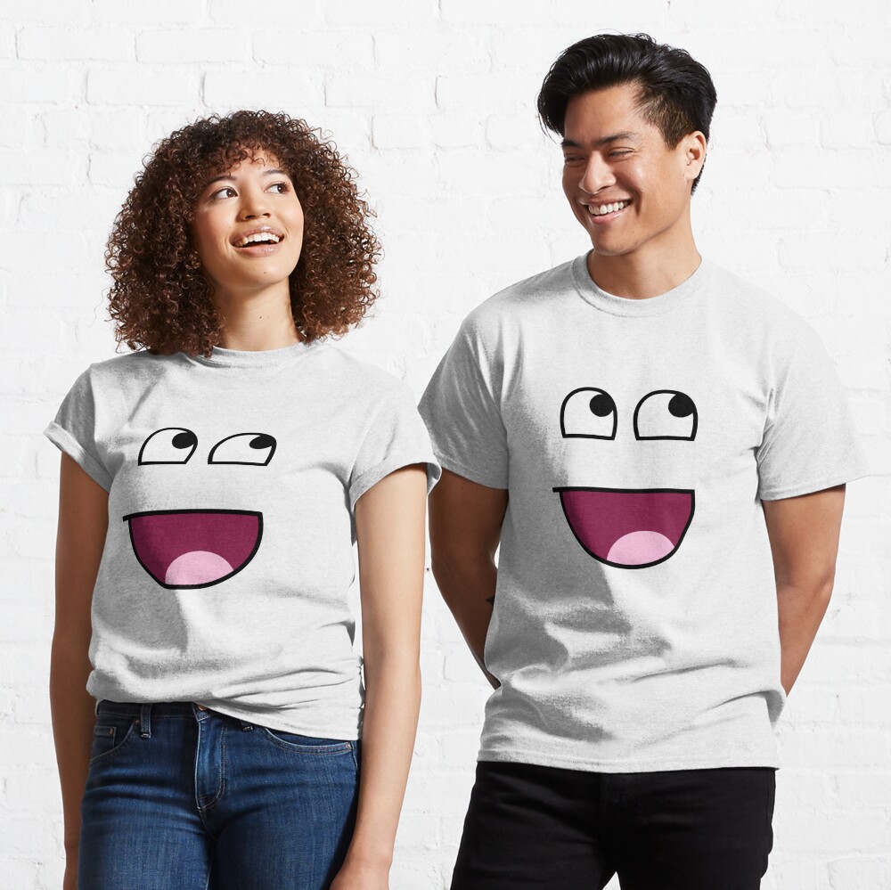 Roblox Face Smiley Avatar Funny Essential T-Shirt for Sale by