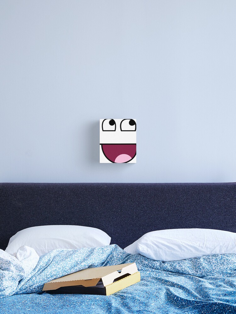 Roblox Face Smiley Avatar Funny | Art Print