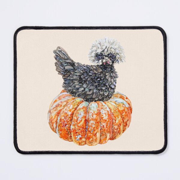 Item preview, Watercolour Chicken - Polish on a Pumpkin designed and sold by becca-boyce.