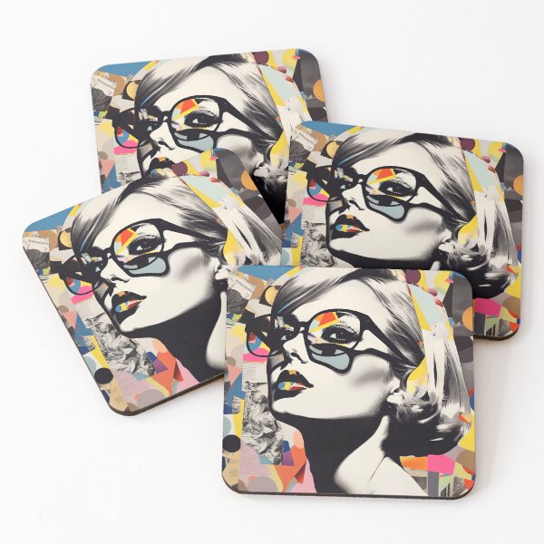Item preview, Minimalist pop-art collage  designed and sold by RoseShop2093.