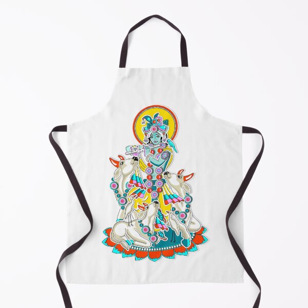 Item preview, Sri Krishna with cows designed and sold by GundicaArt.