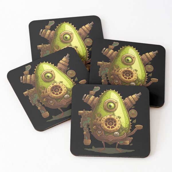Item preview, Steampunk Avocado Design - Vintage Victorian Aesthetic Artwork designed and sold by starider.