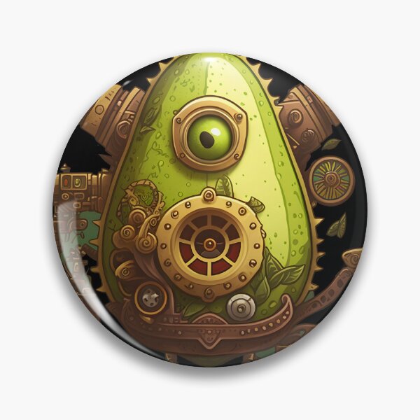 Item preview, Steampunk Avocado Design - Vintage Victorian Aesthetic Artwork designed and sold by starider.