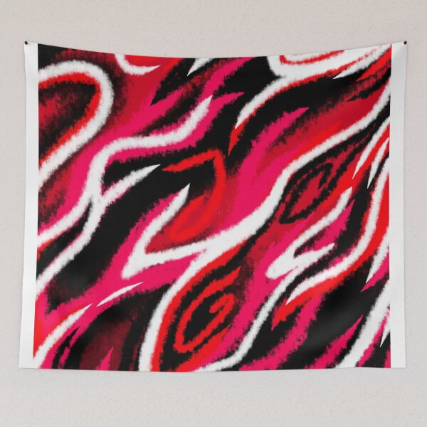 Item preview, RED Fire lovers patterns art designed and sold by seekrame.